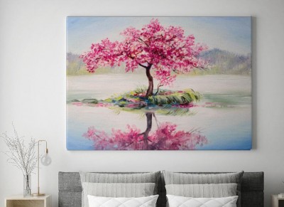 Obrazy do salonu Orientalne malarstwo akwarelą