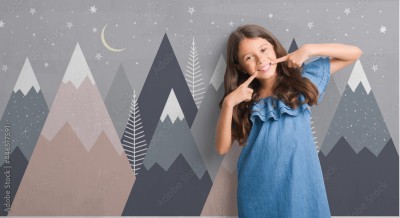 Fototapeta dla dzieci w pastelowych kolorach