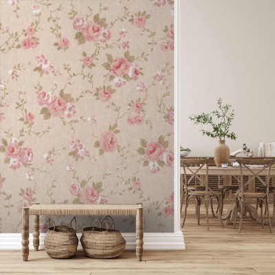 Fototapeta Kwiatowy gobelin na romantycznym tle