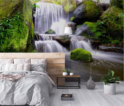 Fototapeta Japoński wodospad ogrodowy