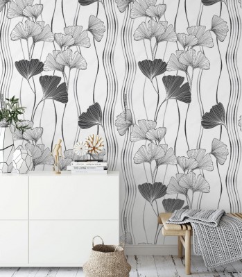 Fototapeta Jednolite monochromatyczne tło kwiatowe