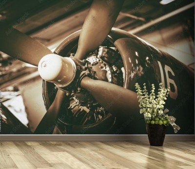 Fototapeta Militarne tło w stylu vintage