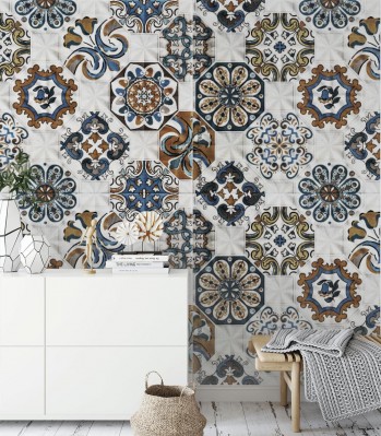 Tapeta Płytka z abstrakcyjnym wzorem