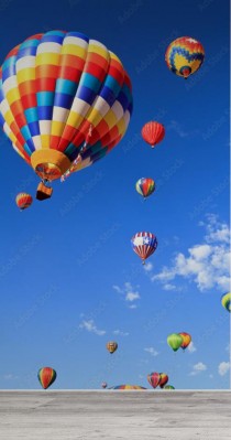 Fototapeta Kolorowe balony powietrzne w czasie regat