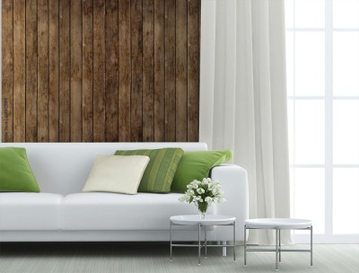 Fototapeta Ściana z rustykalnych desek