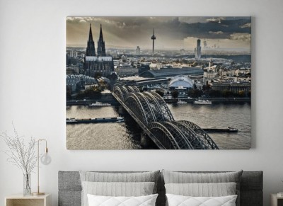 Obraz na płótnie Piękny widok na miasto