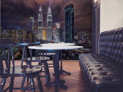 Fototapeta Miasto w nocy