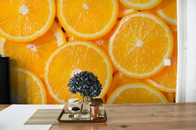 Fototapeta Plasterki Pomarańczowy