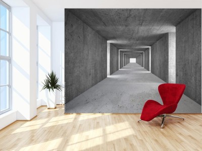 Fototapeta Tunel z betonu