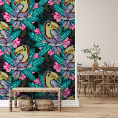 Fototapeta Piękny wzór w kolorach Indii