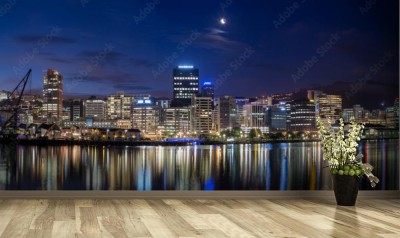 Fototapeta Wellington City at Night
