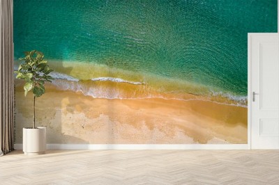 Fototapeta z wysoką perspektywą plaży