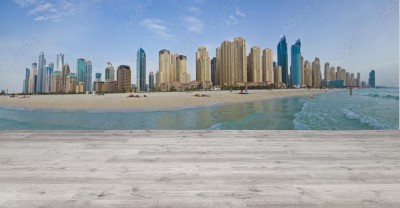 Fototapeta Marina Beach - Panorama (Dubaj)