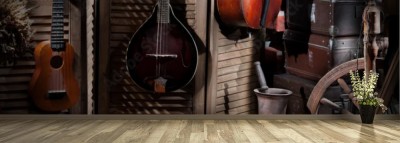 Fototapeta Martwa natura z instrumentami muzycznymi