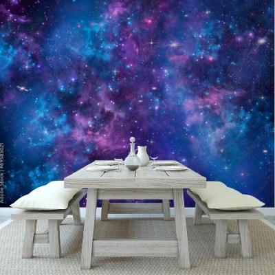 Fototapeta Piękne tło nocnego nieba z gwiazdami