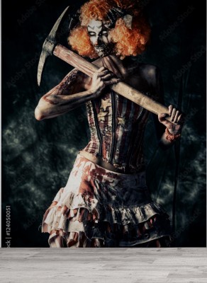 Fototapeta Straszny klaun