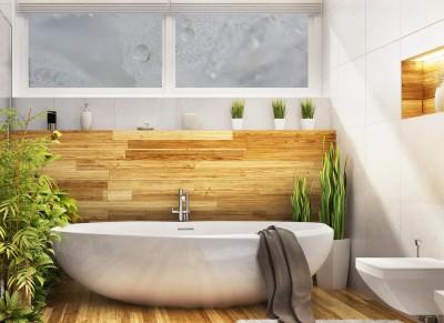 Naklejka na okno łazienkowe z pięknymi kroplami rosy na zbliżeniu dmuchawca