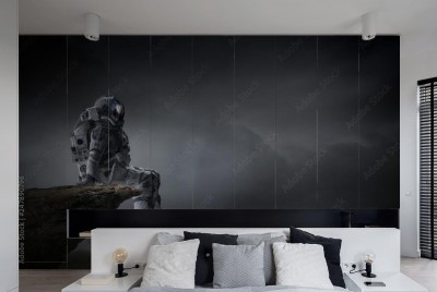 Naklejka na szafę Odpoczynek w kosmosie