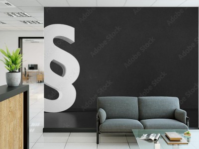 Fototapeta symbol Paragrafu