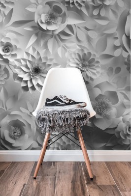 Fototapeta 3D - Papierowe kwiaty