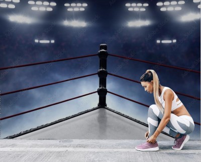 Fototapeta Narożnik Ringu Bokserskiego