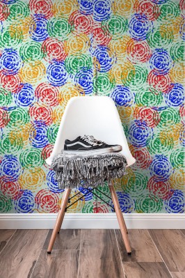 Tapeta Kolorowe ślimakowe pierścienie