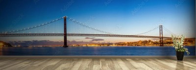 Fototapeta Panorama Mostu Lizbońskiego