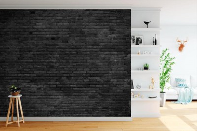 Fototapeta Wabi Sabi w ciemnej ścianie