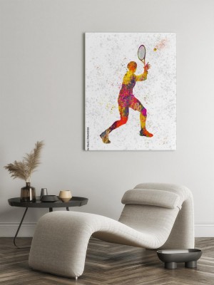 Obrazy do salonu Bekhend i tenisista