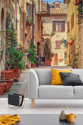 Fototapeta Uliczka w starym miasteczku