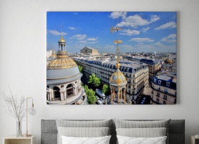 Obraz na płótnie Dachy budynków Paryża