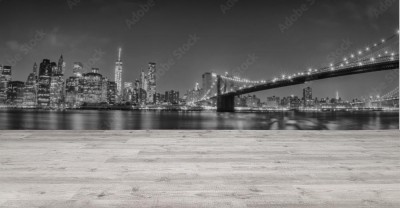 Fototapeta Klasyczny widok na panoramę NYC