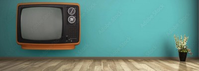 Fototapeta Stary telewizor retro