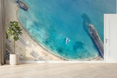 Fototapeta Widok z lotu ptaka na plażę na Teneryfie