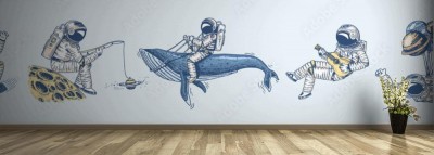 Fototapeta z optymistycznym młodzieżowym wzorem