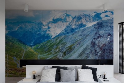 Naklejki na meble Przełęcz Stelvio we włoskich Alpach