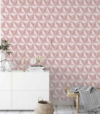 Fototapeta do sypialni z abstrakcyjnym wzorem 3D