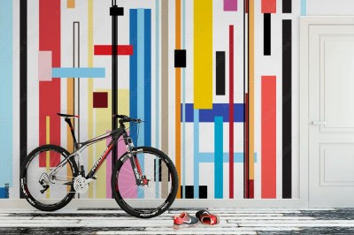 Fototapeta abstrakcyjny wzór z kolorowych pasków