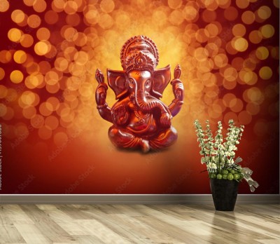 Fototapeta Lord Ganesha z tłem Blured bokhe