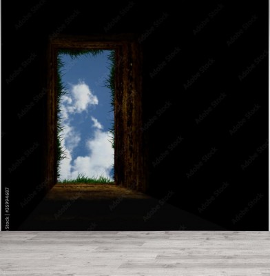 Fototapeta Widok z grobu