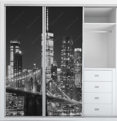 Naklejka na szafę New York