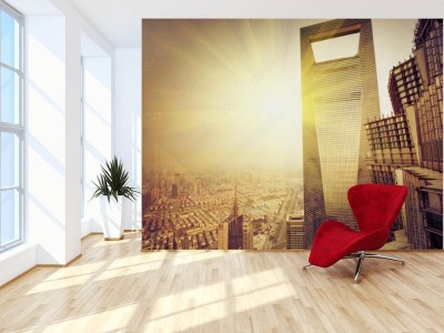 Fototapeta Nowoczesna architektura w Szanghaju