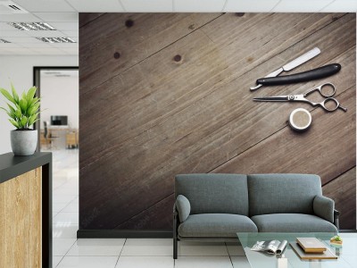 Fototapeta do zakładu fryzjerskiego