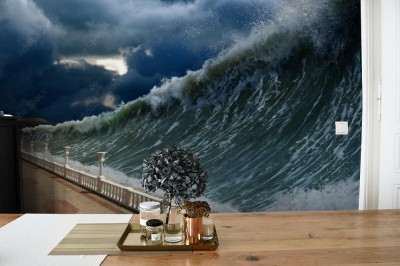Fototapeta Fale tsunami