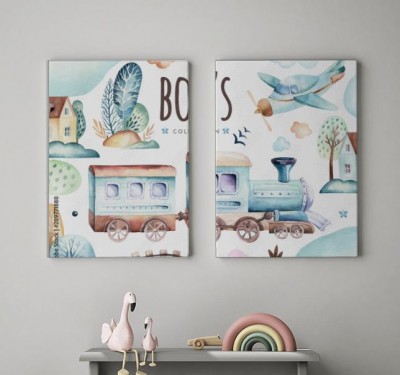 Obrazy do salonu Świat chłopców