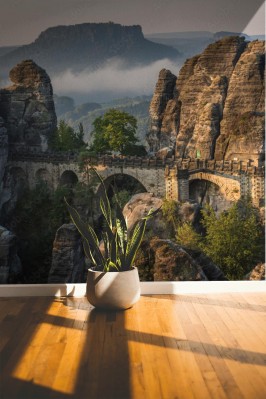 Fototapeta Most kamienny wśród skał