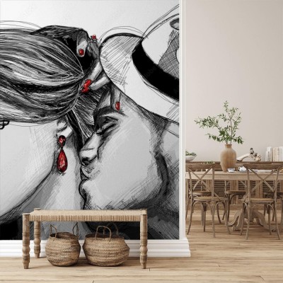 Fototapeta Pocałunek latino