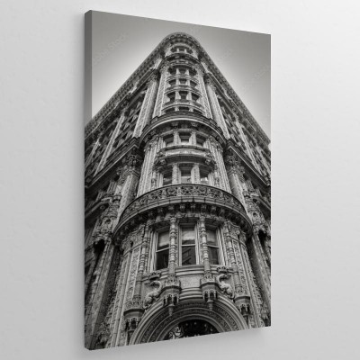 Obrazy do salonu Budynek w Nowym Jorku - Fasada i detale architektoniczne