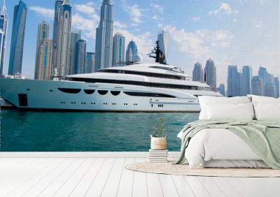 jacht-w-dubajskiej-marinie-przed-wiezowcami