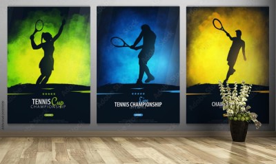 Fototapeta Set of Tennis Championship